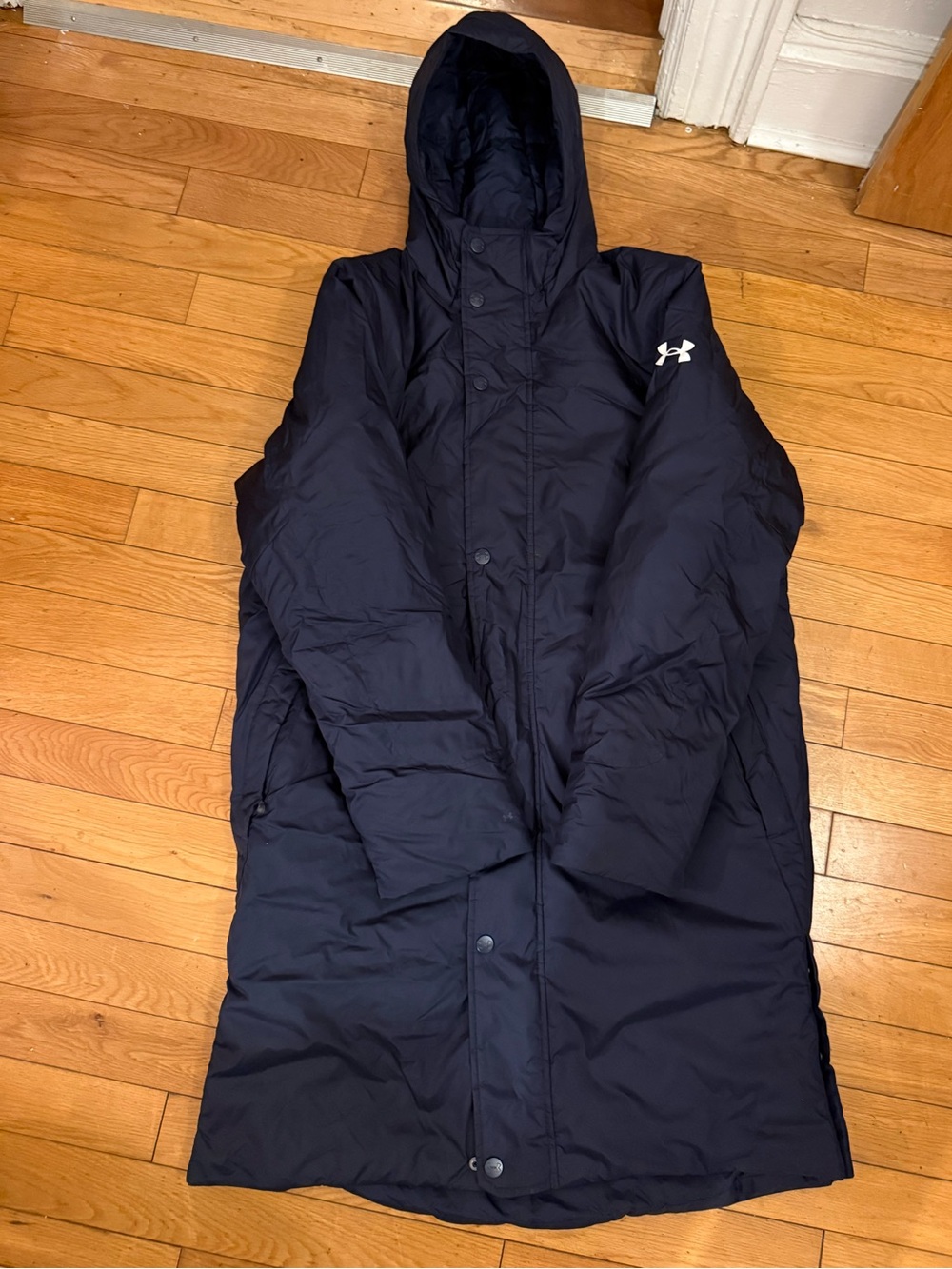Under Armour UA Cold Gear Men's Insulated Winter Bench Coat Jacket Black M